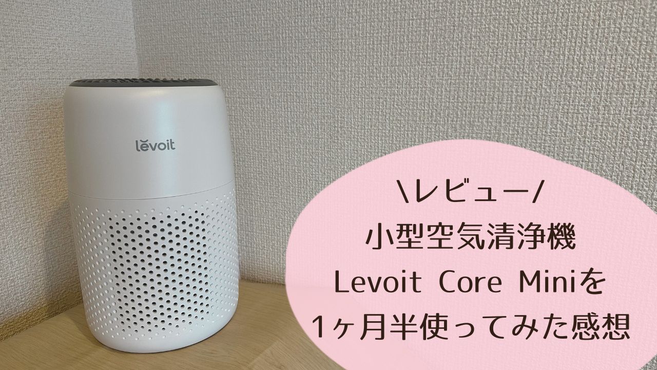 \レビュー/小型空気清浄機Levoit Core Miniを1ヶ月半使ってみた感想