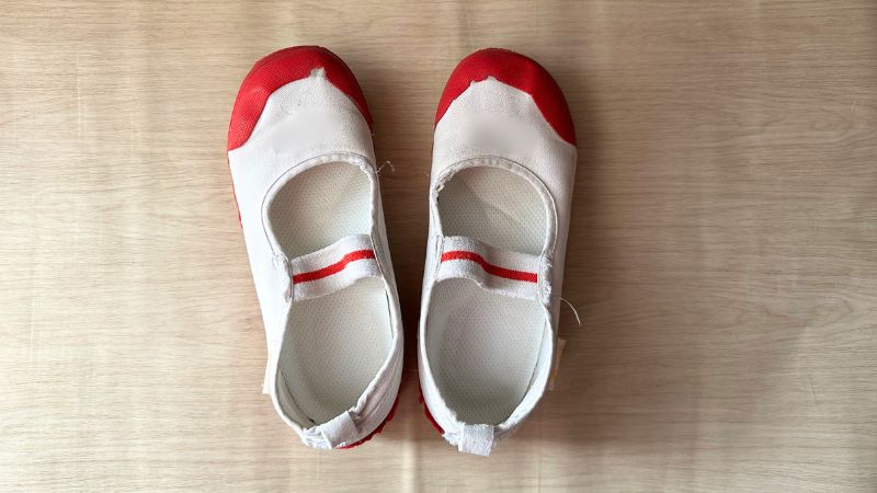 インソールを入れ方上履き