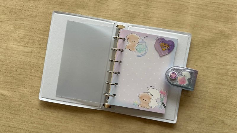 リフィルを追加したシール帳