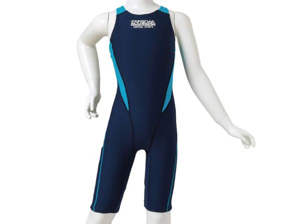 ロングスパッツ（オールインワン）タイプの女児水着