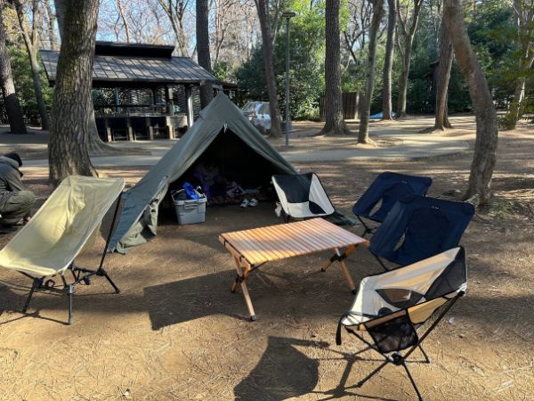 テントとチェア