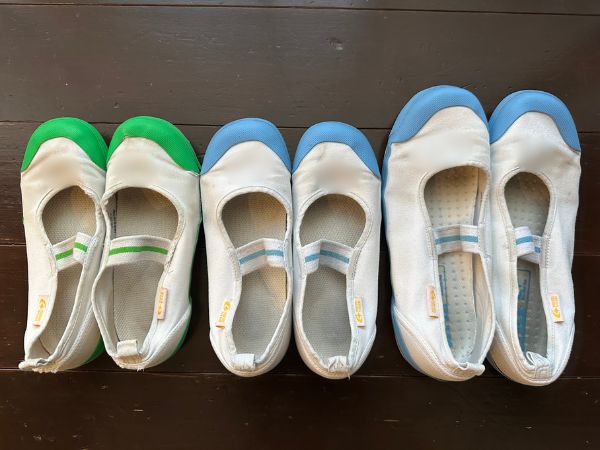 現在履いているムーンスター上履き