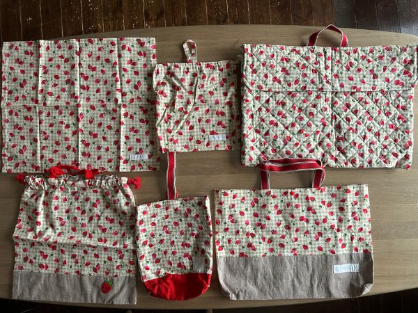 入学準備袋もの